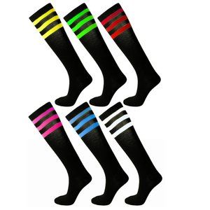 Ladies Cute Colorful Design Knee High Socks 6-Pack